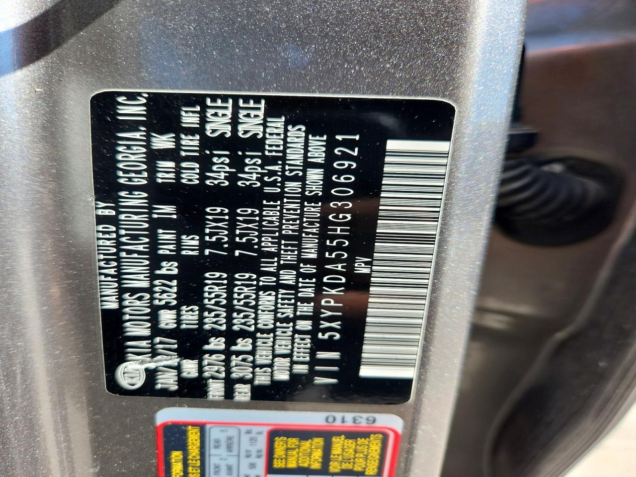 2017 KIA SORENTO SX LIMITED V6 photo 40