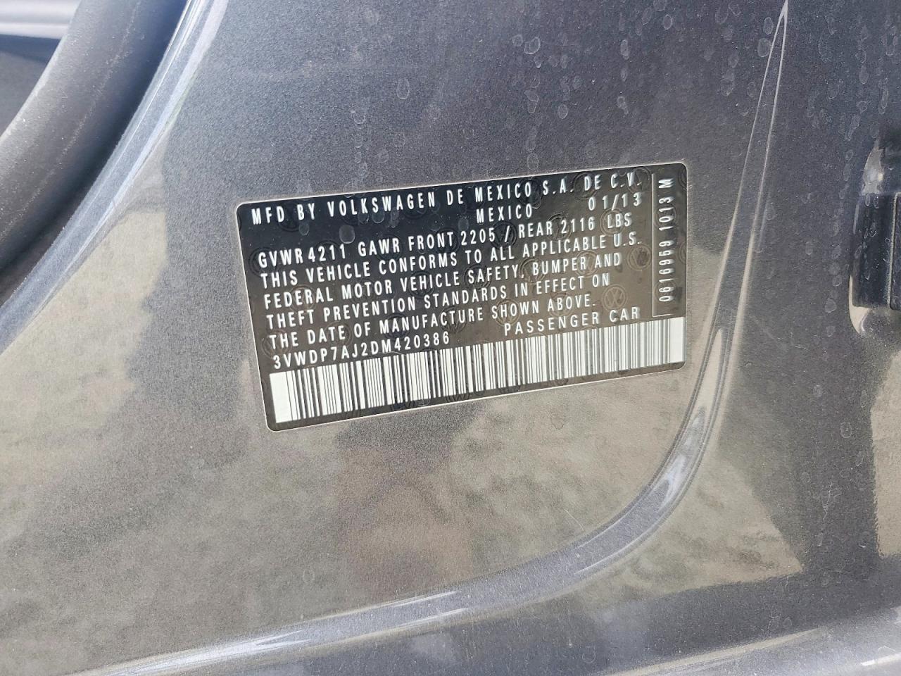 2013 VOLKSWAGEN JETTA SE photo 23