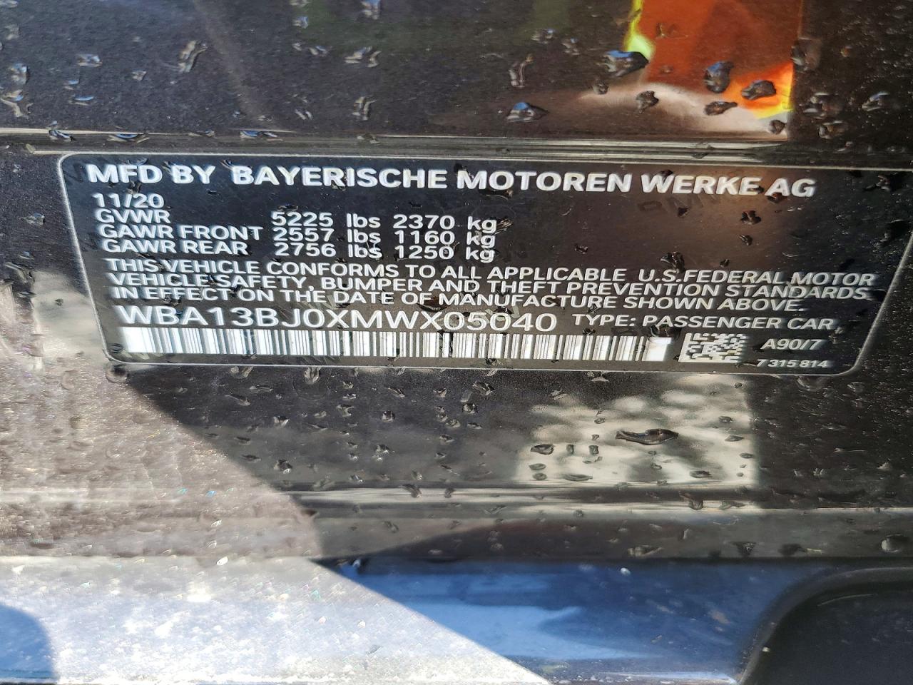2021 BMW 530 XI photo 23