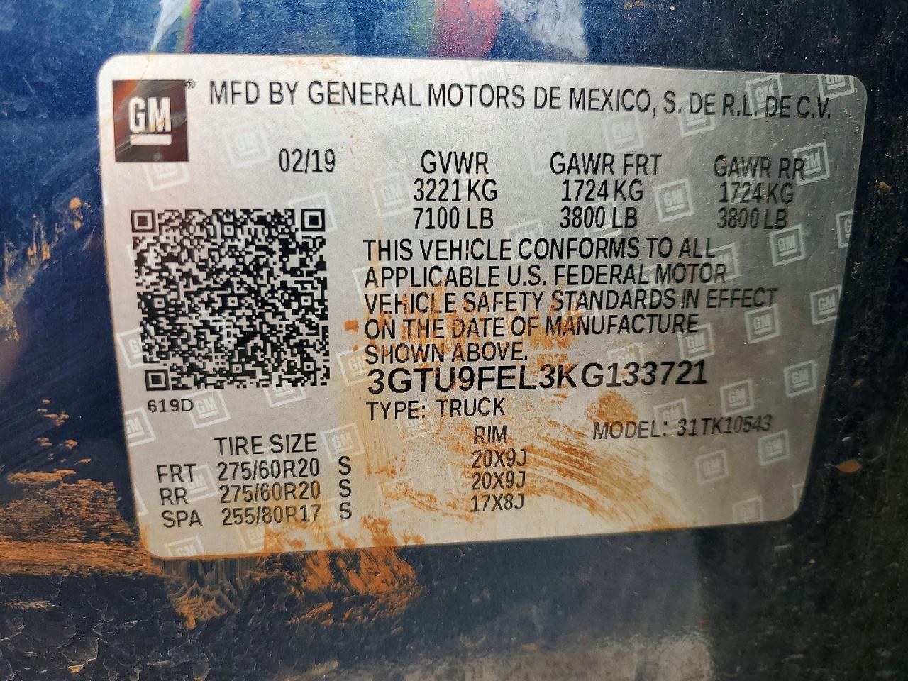 2019 GMC SIERRA K1500 DENALI photo 12