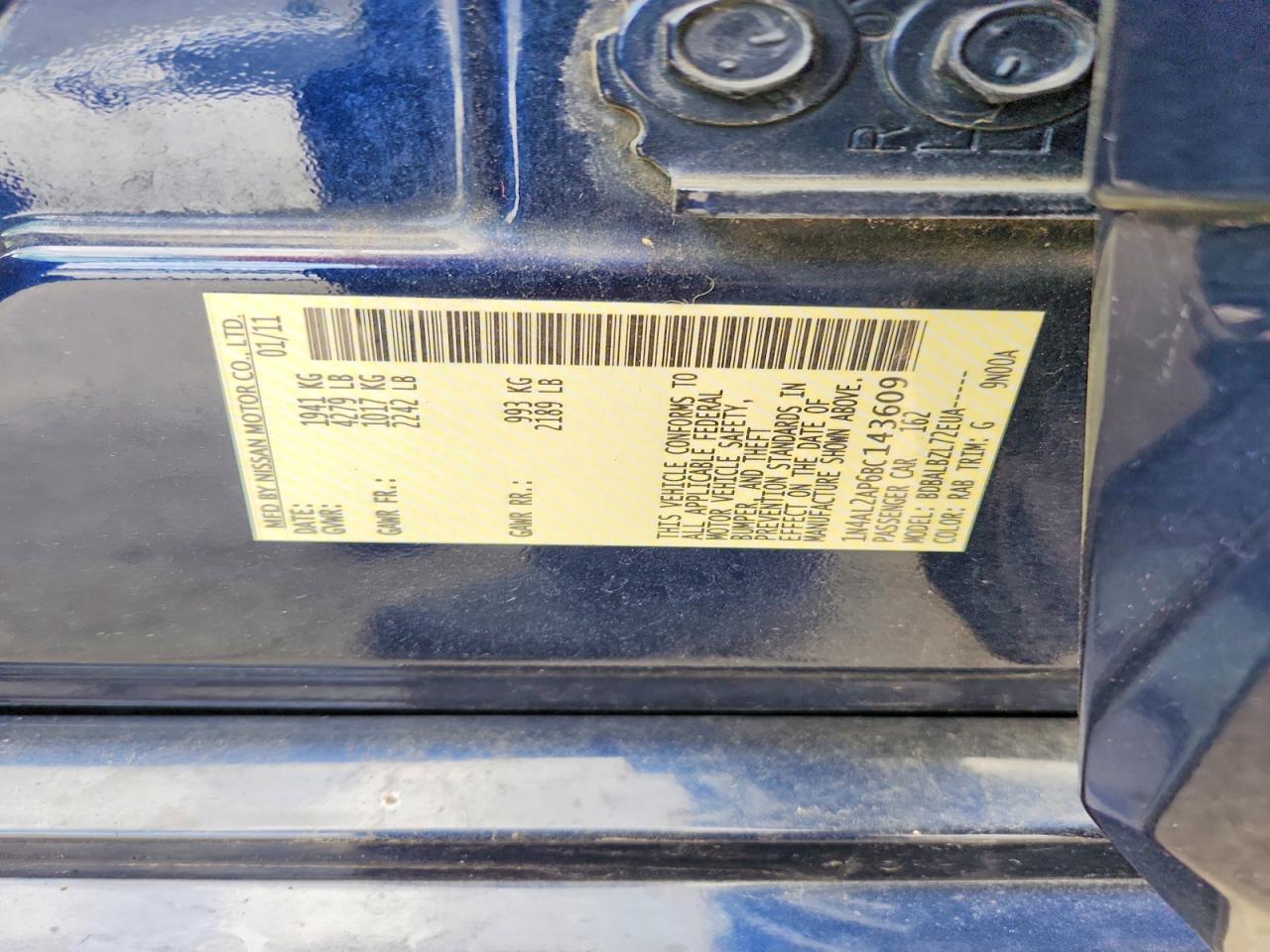 2011 NISSAN ALTIMA 2.5 photo 23