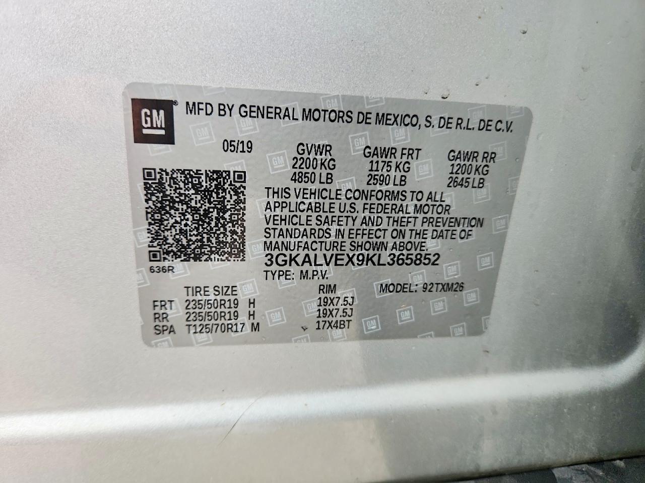 2019 GMC TERRAIN SLT photo 13