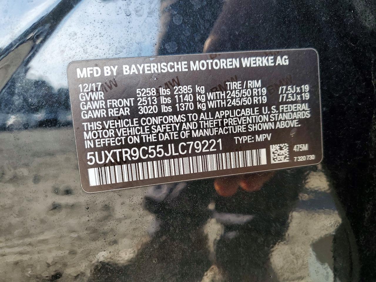 2018 BMW X3 XDRIVE30I photo 40
