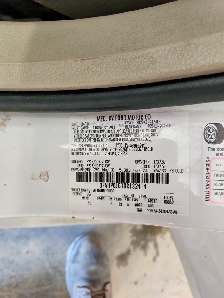 2011 FORD FUSION SEL photo 23