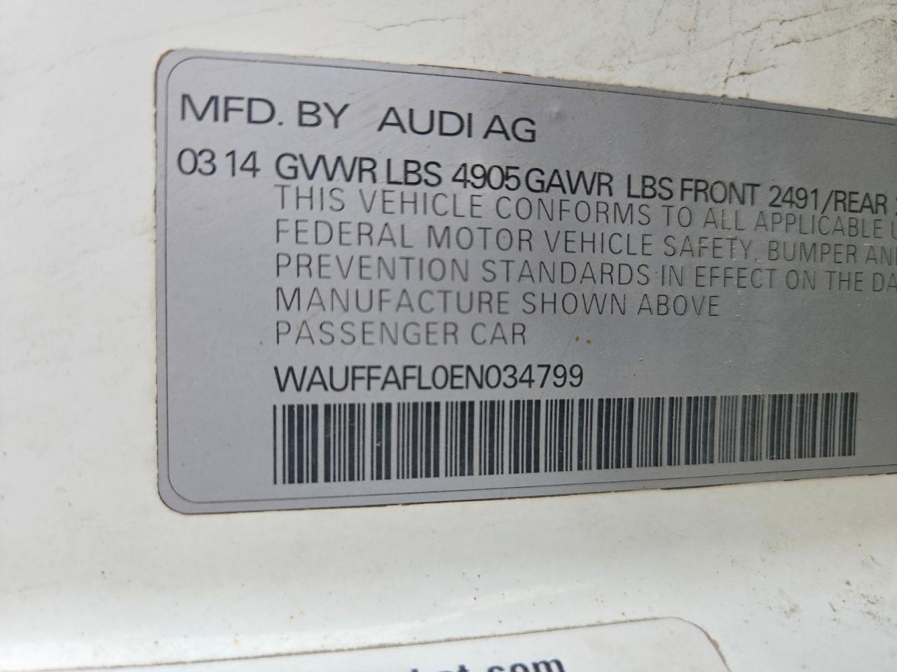 2014 AUDI A4 PREMIUM PLUS photo 25