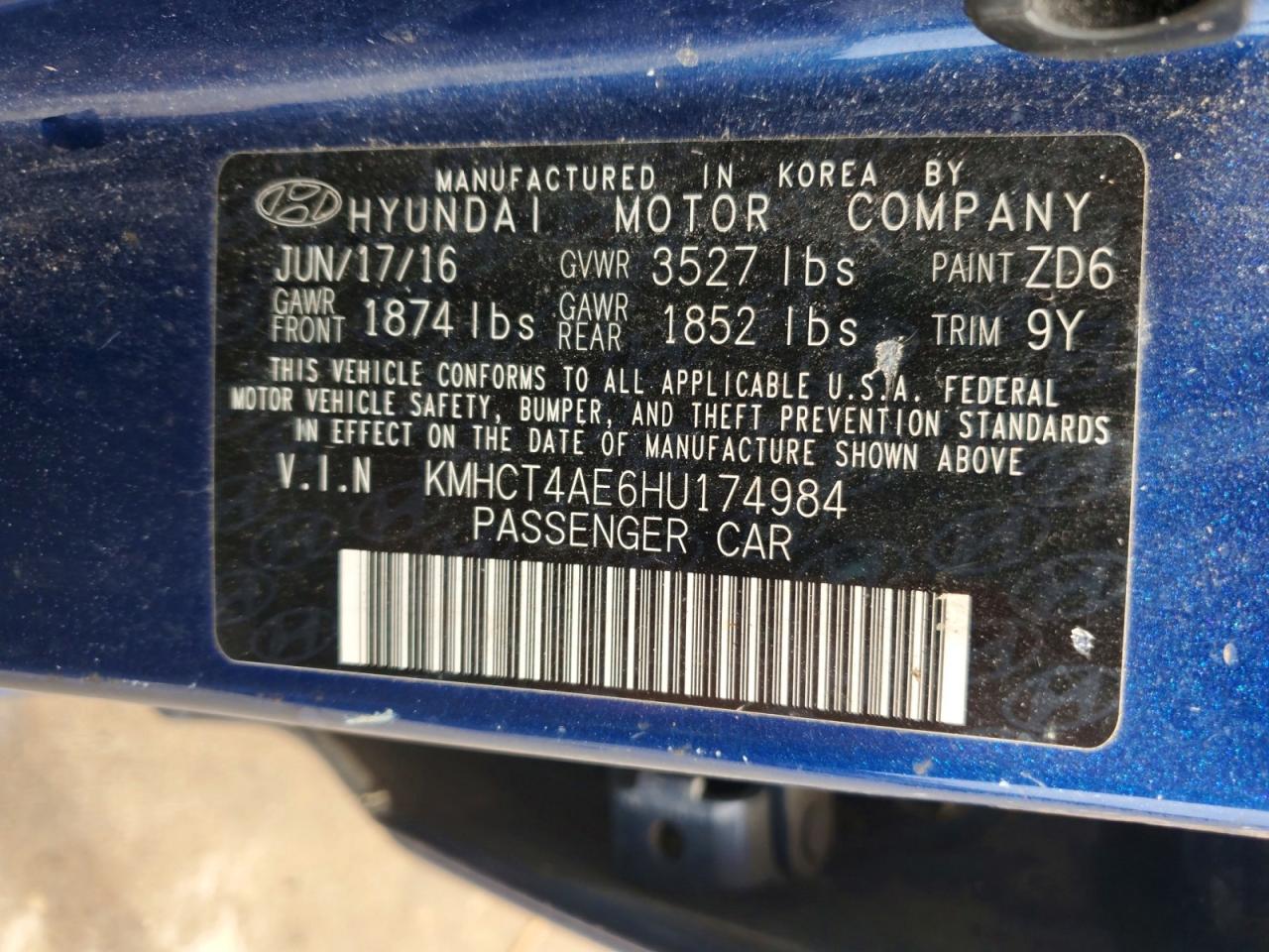 2017 HYUNDAI ACCENT SE photo 23