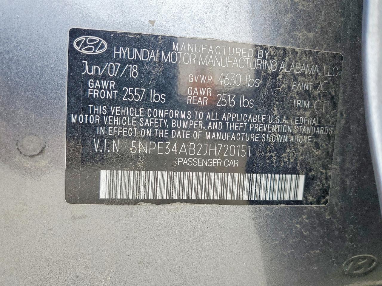 2018 HYUNDAI SONATA LIMITED 2.0T+ photo 34