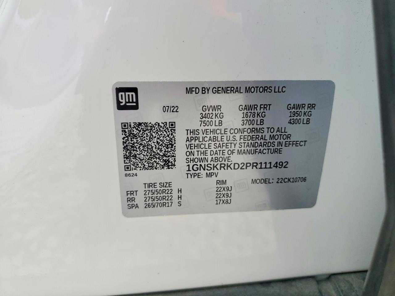 2023 CHEVROLET TAHOE K1500 RST photo 27