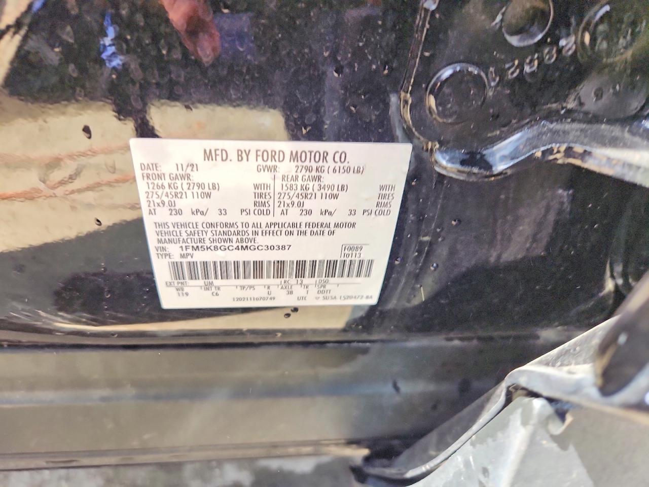 2021 FORD EXPLORER ST photo 37