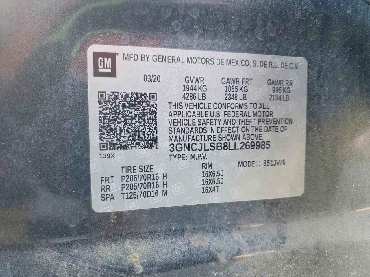 2020 CHEVROLET TRAX 1LT photo 12