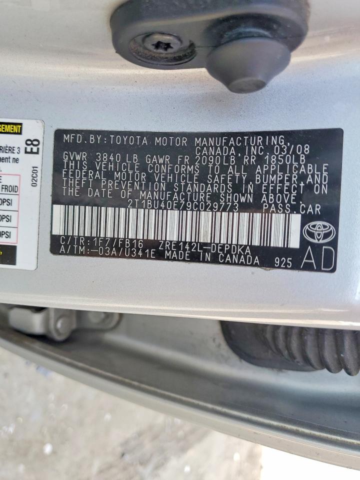 2009 TOYOTA COROLLA LE photo 23