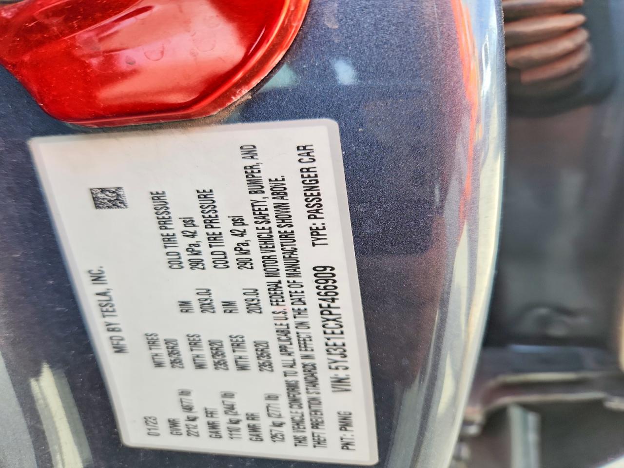 2023 TESLA MODEL 3 photo 23
