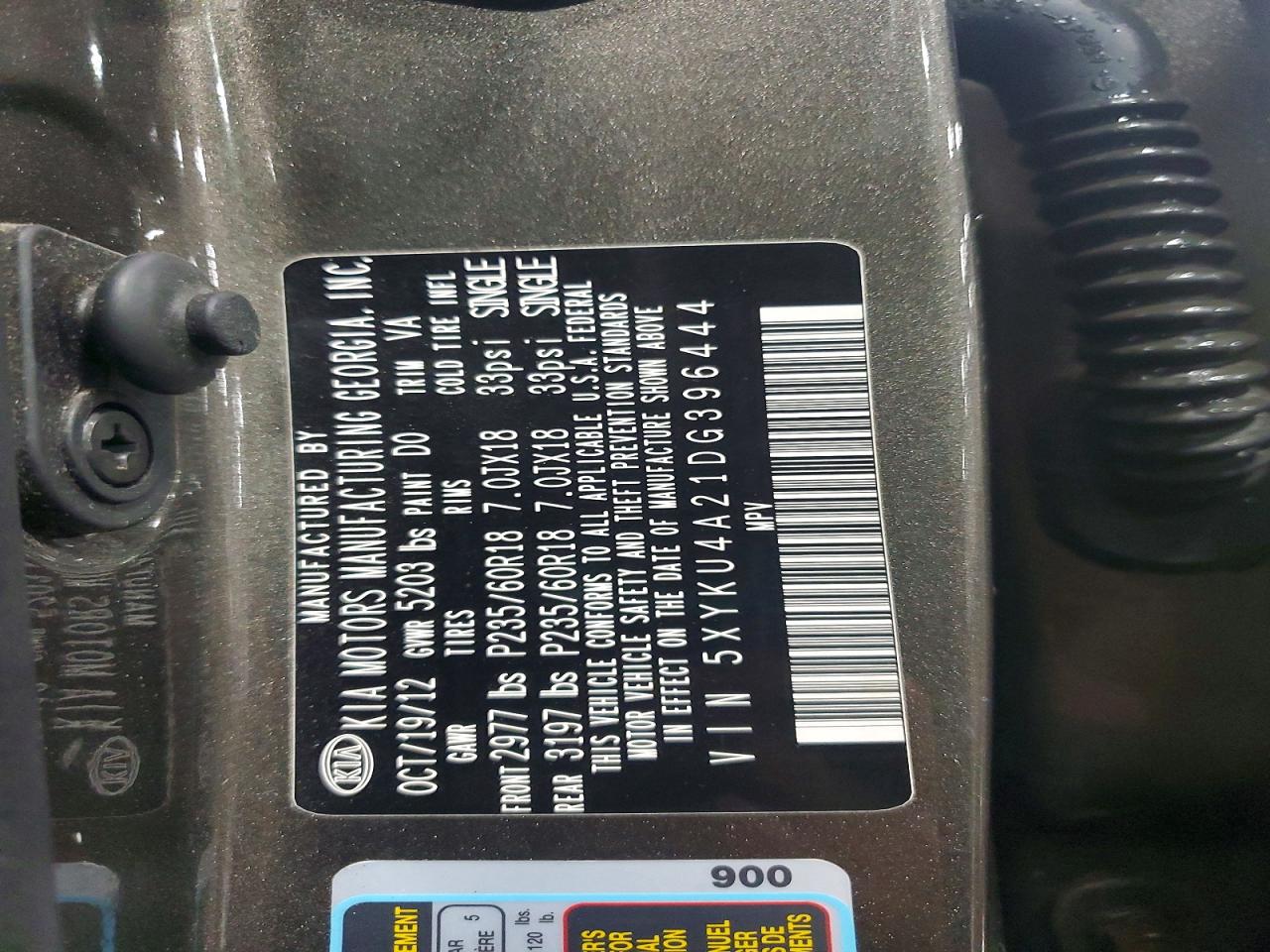 2013 KIA SORENTO EX photo 23