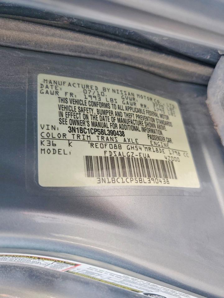 2011 NISSAN VERSA 1.8 S photo 23