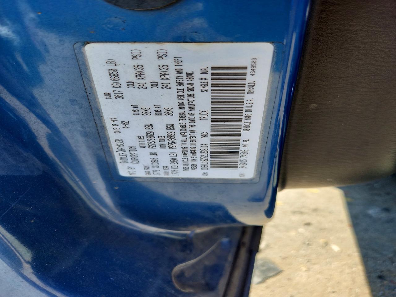 2002 DODGE RAM 1500 photo 34