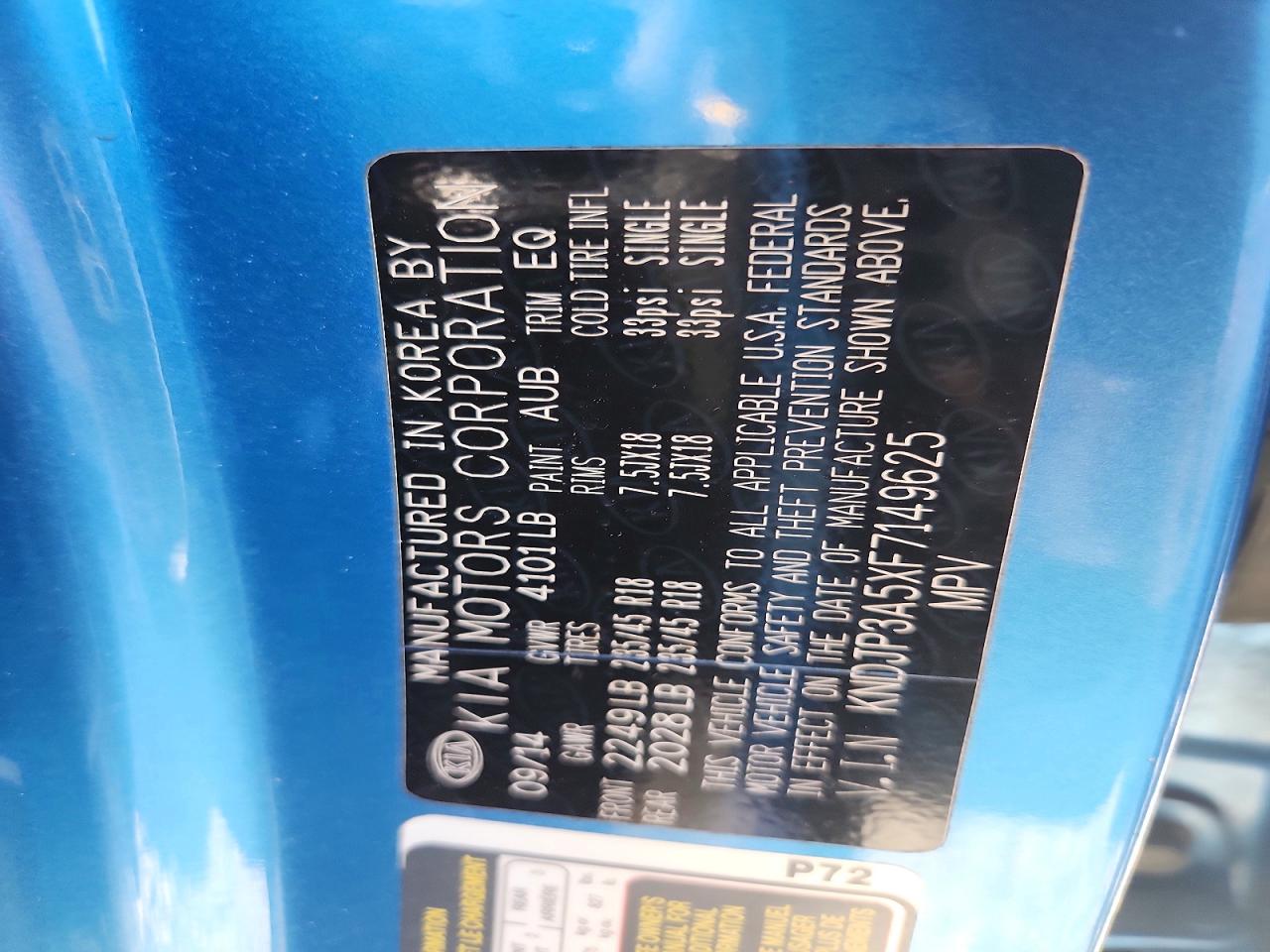 2015 KIA SOUL + photo 13