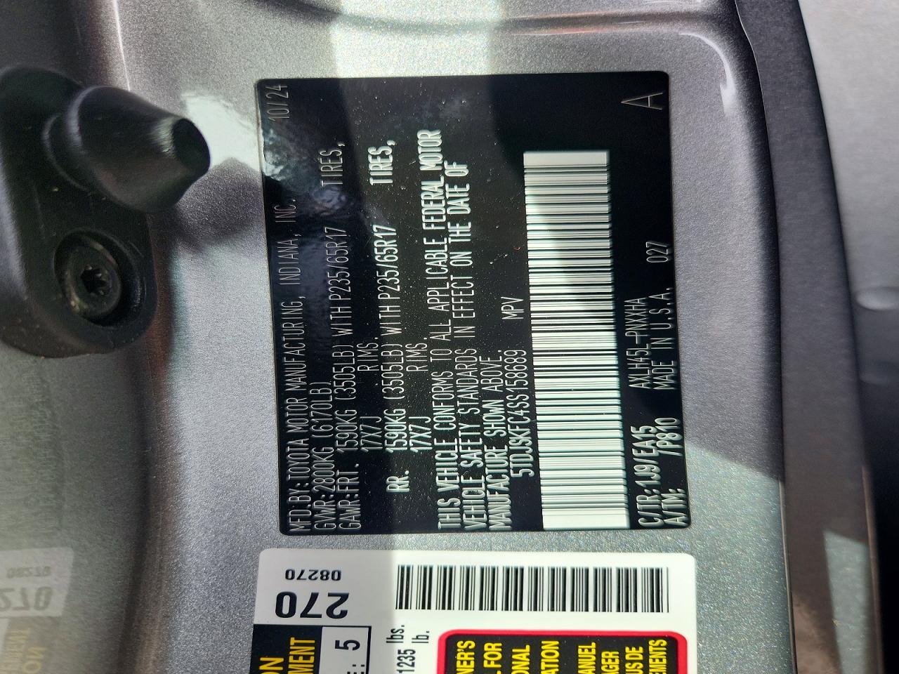 2025 TOYOTA SIENNA XLE 7-PASSENGER photo 37