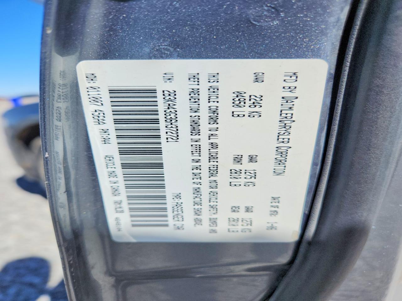 2006 DODGE CHARGER SE photo 23