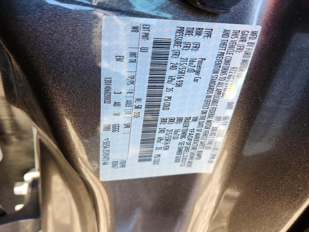 2014 FORD FOCUS SE photo 34