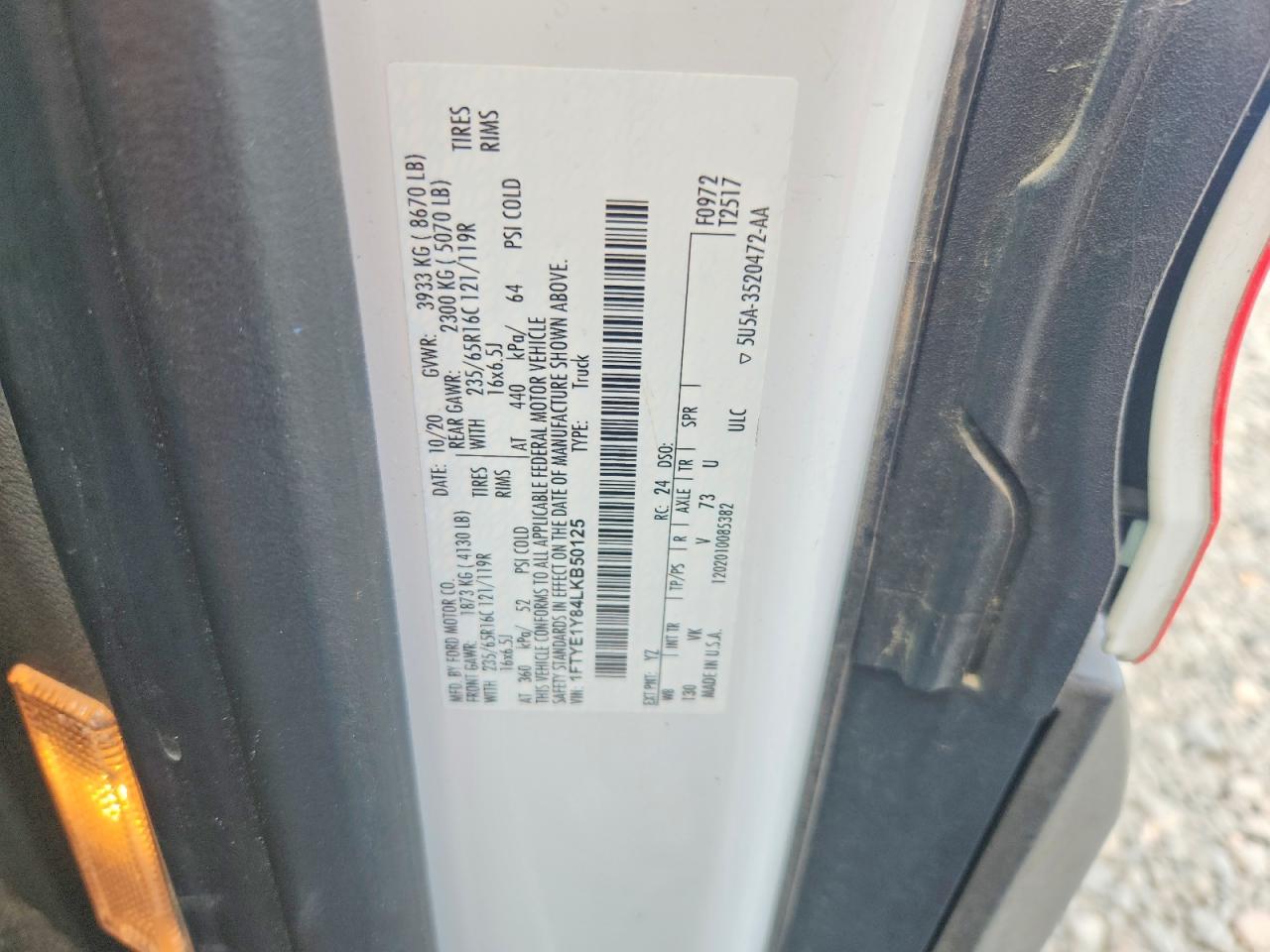 2020 FORD TRANSIT photo 25