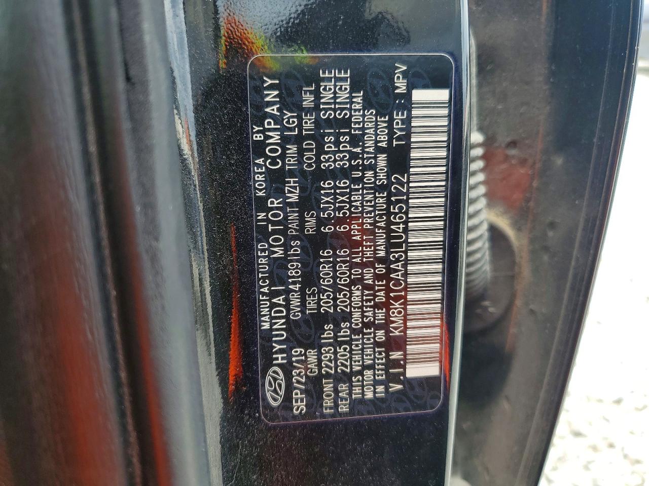 2020 HYUNDAI KONA SE photo 27