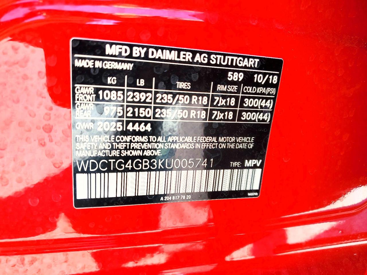 2019 MERCEDES-BENZ GLA 250 4MATIC photo 37