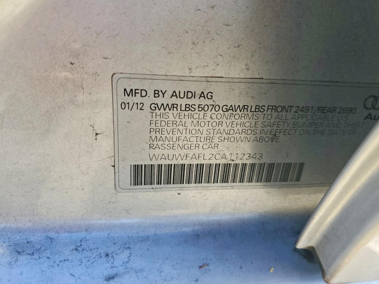 2012 AUDI A4 PREMIUM PLUS photo 34