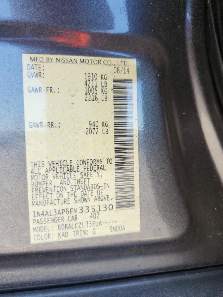 2015 NISSAN ALTIMA 2.5 S photo 25