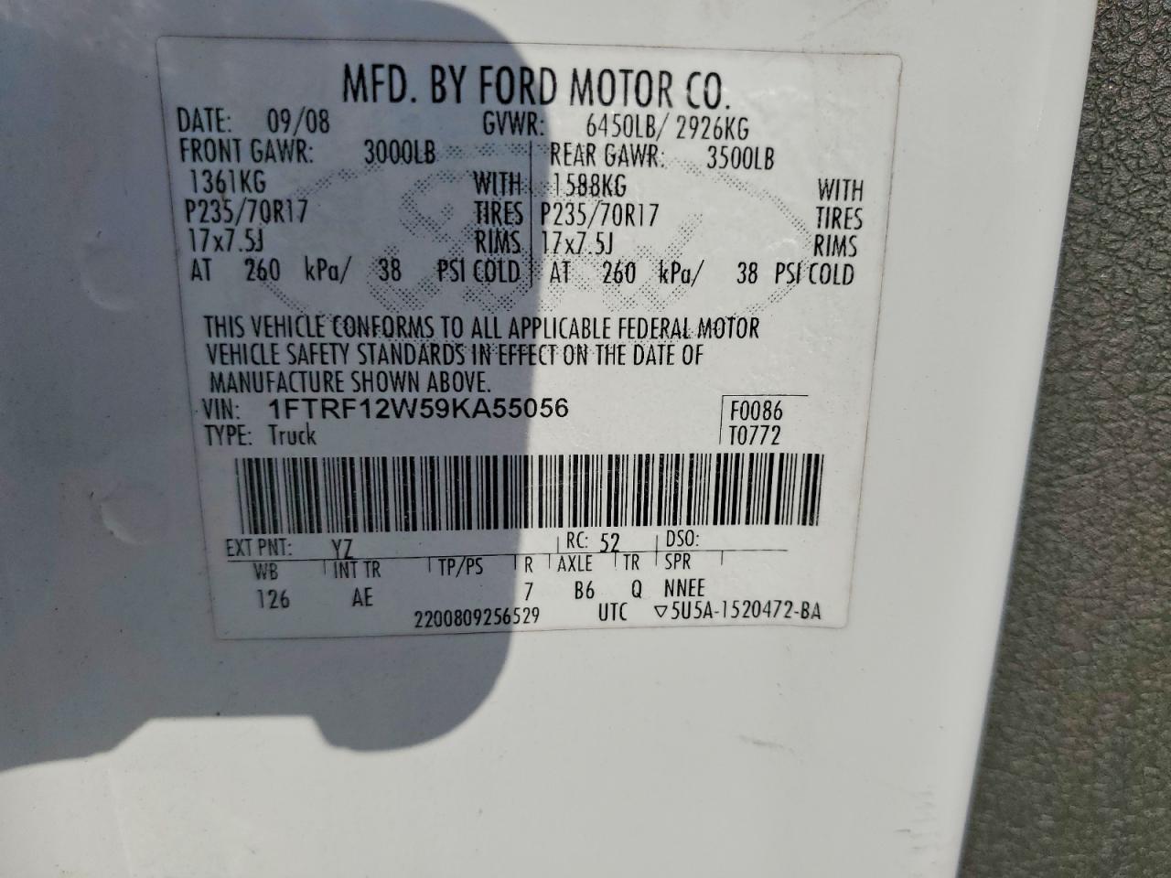 2009 FORD F150 photo 23