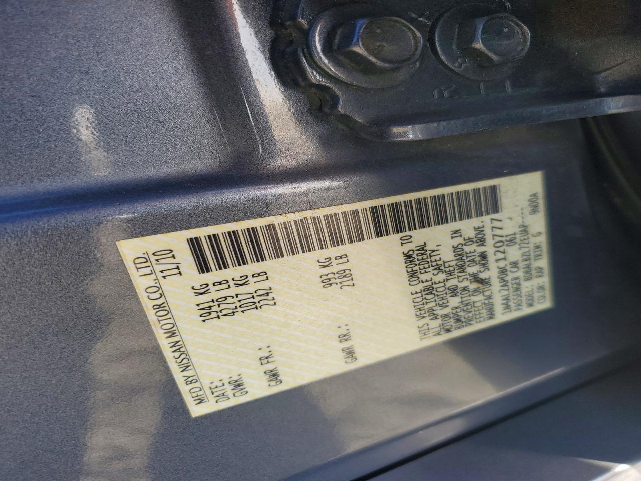 2011 NISSAN ALTIMA 2.5 photo 37