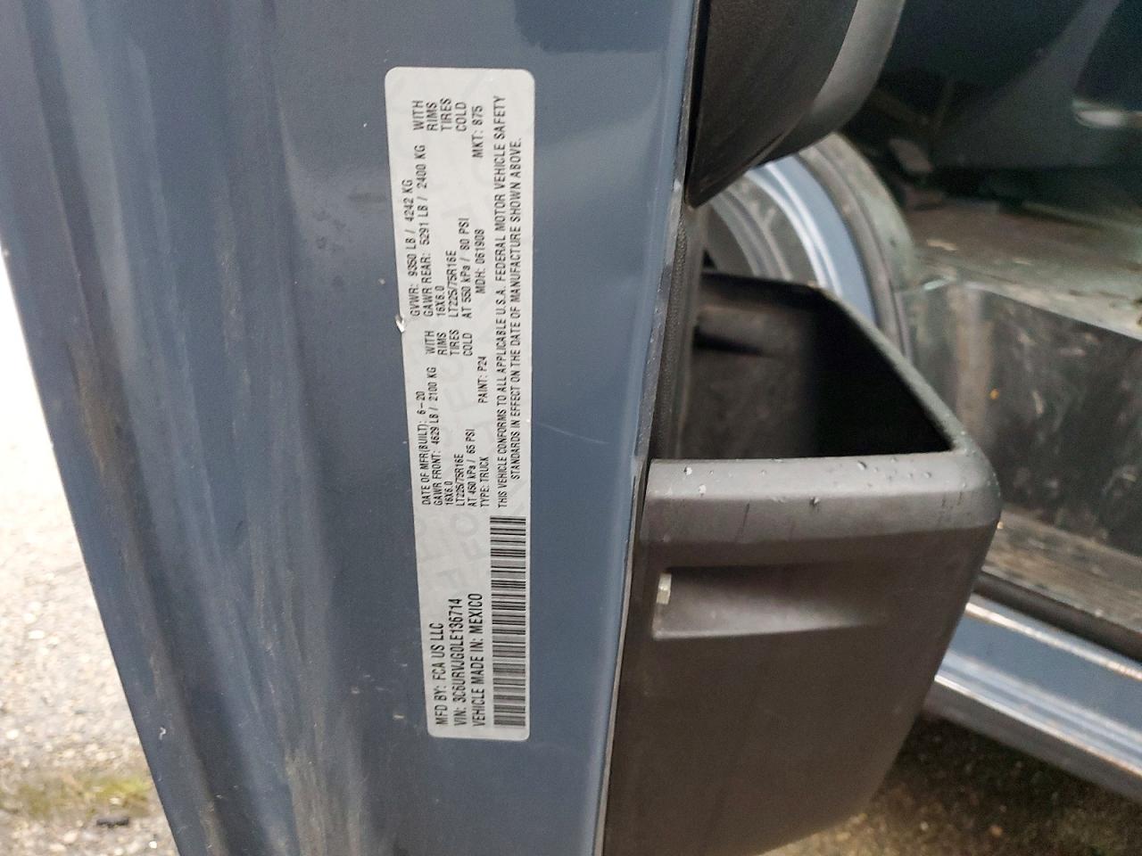 2020 RAM PROMASTER 3500 DELIVERY VAN photo 25