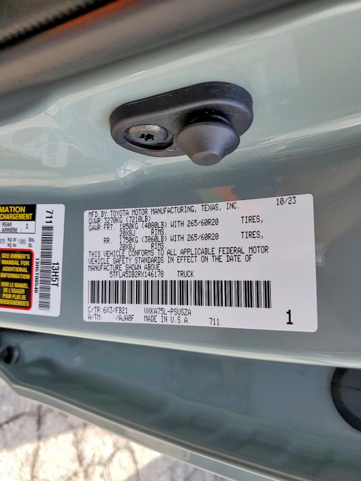 2024 TOYOTA TUNDRA SR5 photo 12