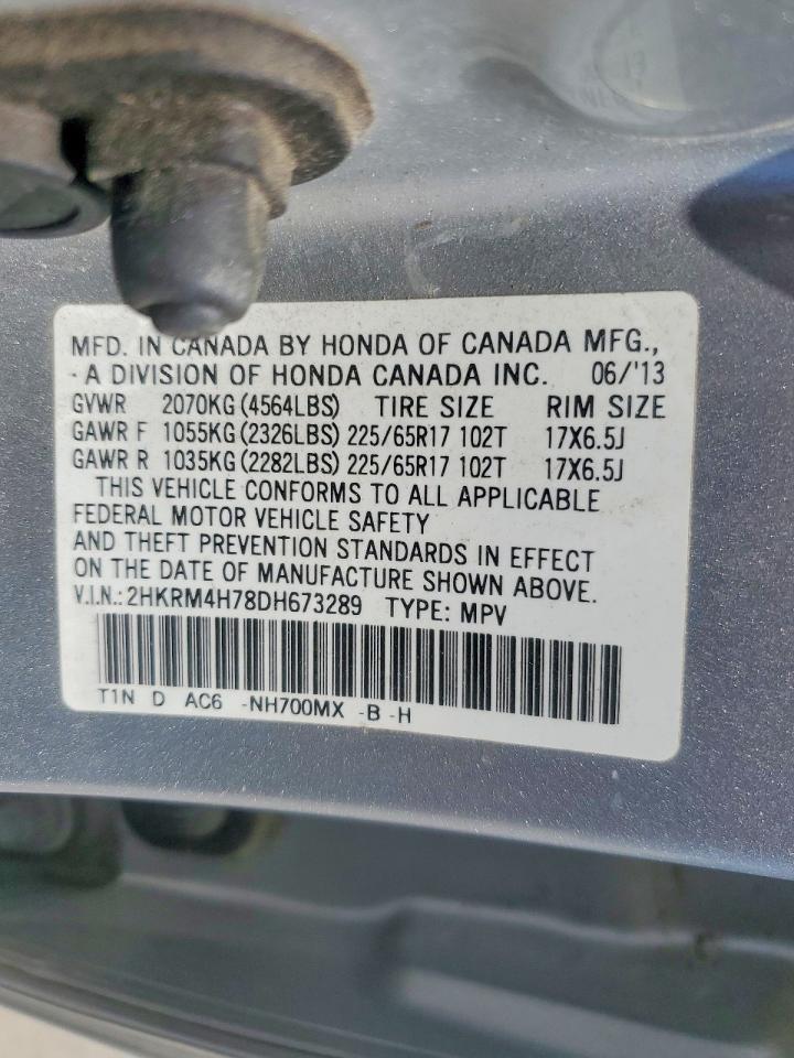 2013 HONDA CR-V EXL photo 13