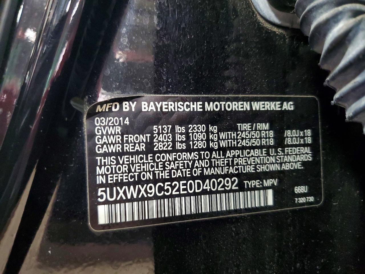 2014 BMW X3 XDRIVE28I photo 23