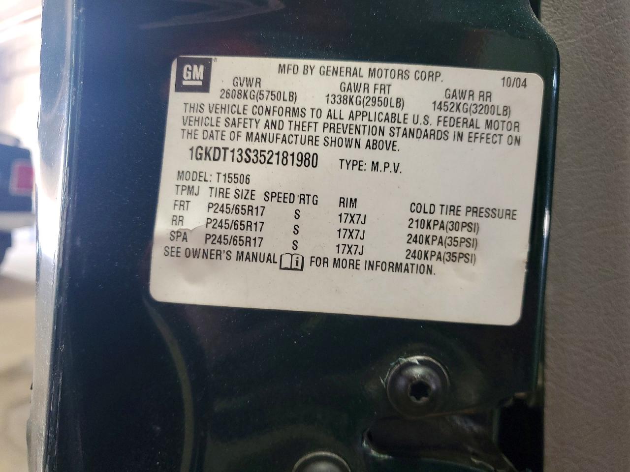 2005 GMC ENVOY photo 25
