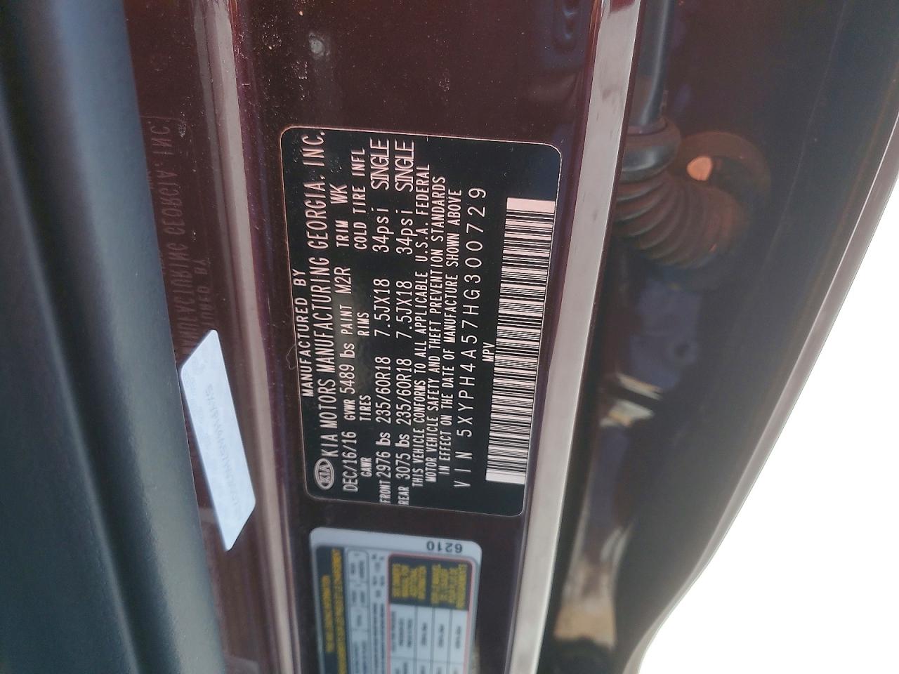 2017 KIA SORENTO EX V6 photo 27