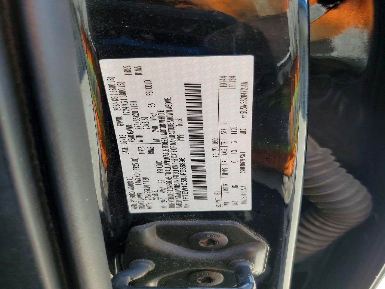 2018 FORD F150 SUPERCREW photo 34