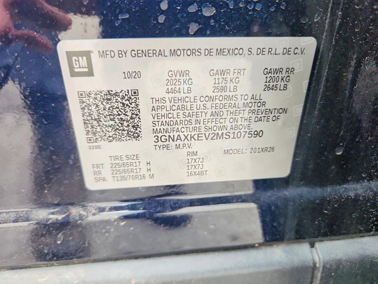 2021 CHEVROLET EQUINOX LT photo 37