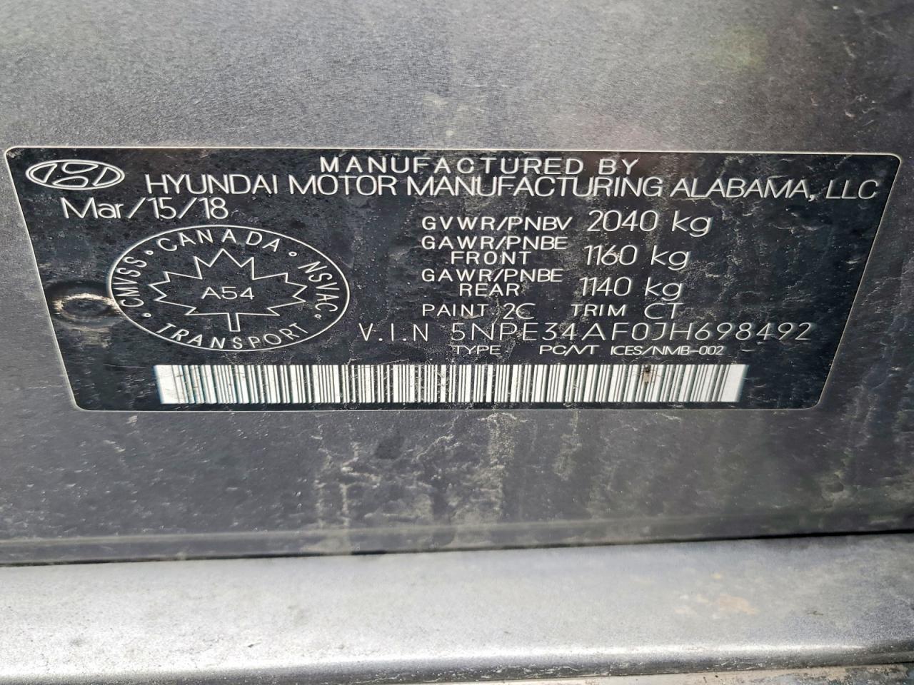 2018 HYUNDAI SONATA SEL photo 23