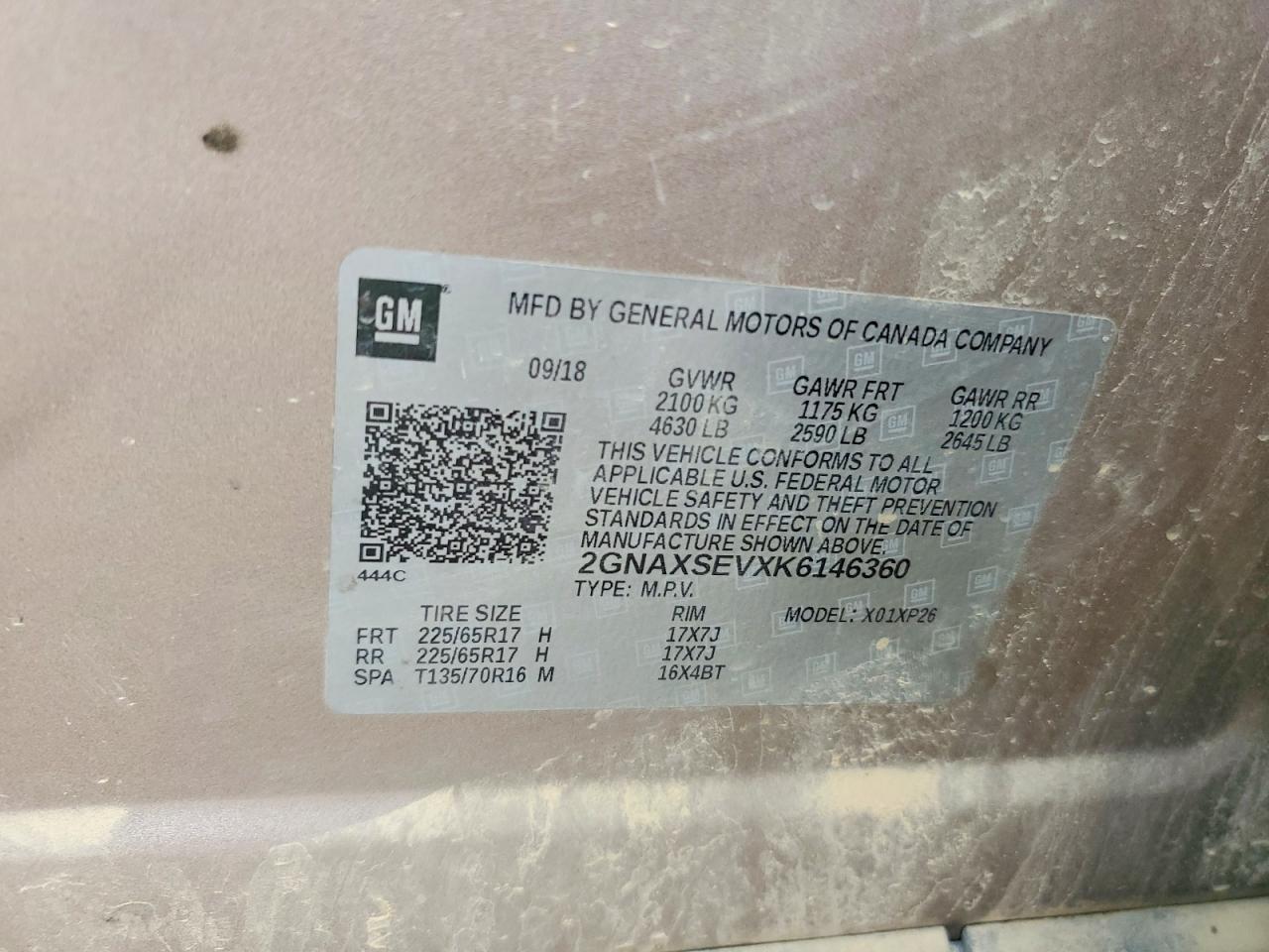 2019 CHEVROLET EQUINOX LS photo 13