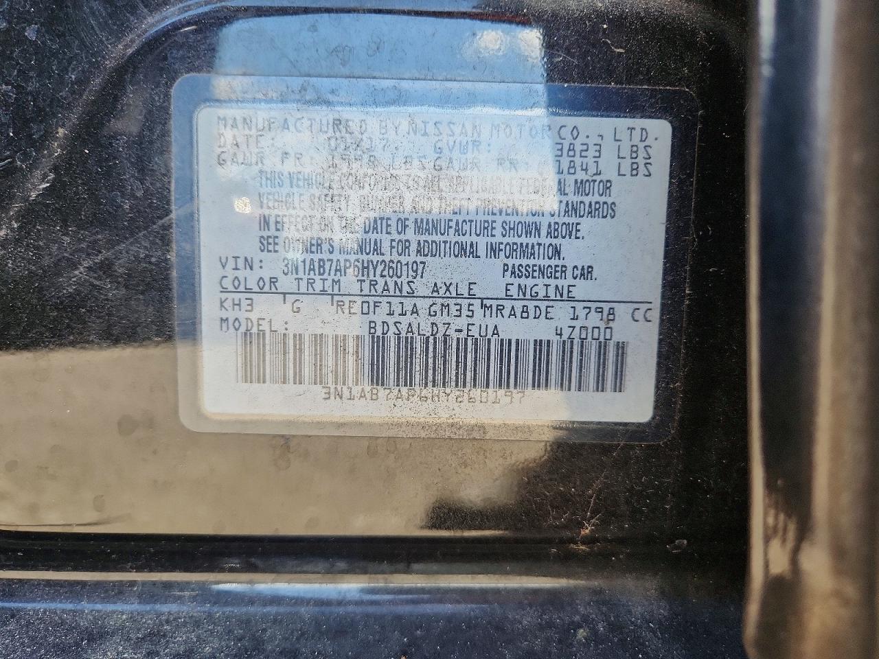 2017 NISSAN SENTRA SV photo 34