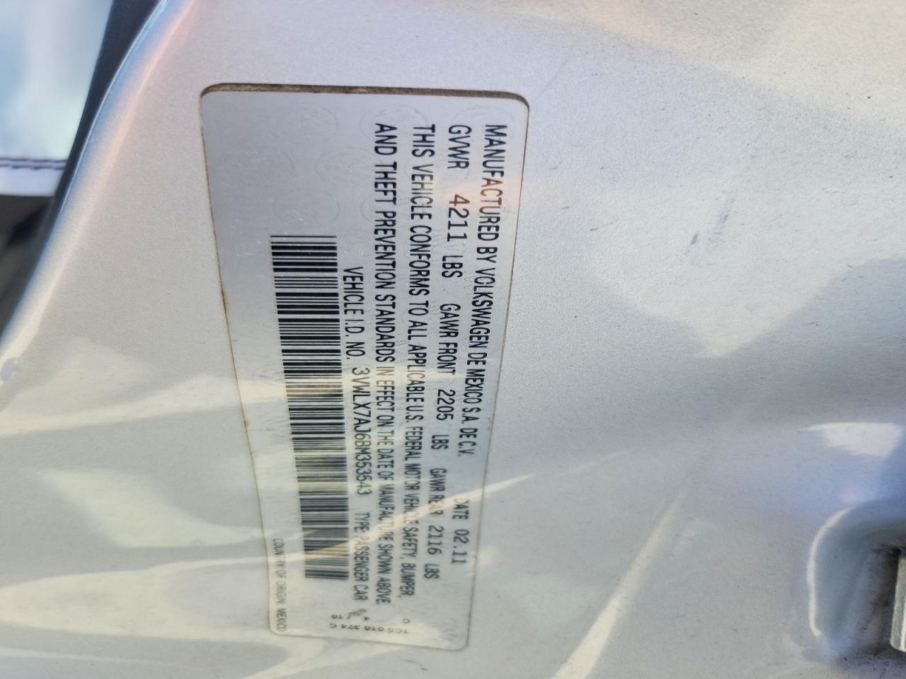 2011 VOLKSWAGEN JETTA photo 23