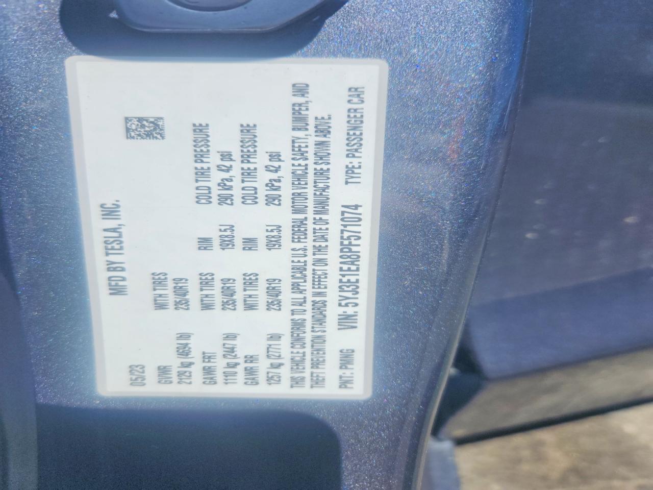 2023 TESLA MODEL 3 photo 23