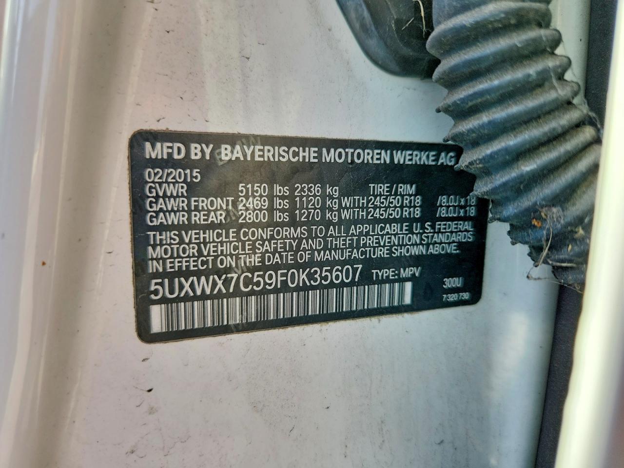 2015 BMW X3 XDRIVE35I photo 27