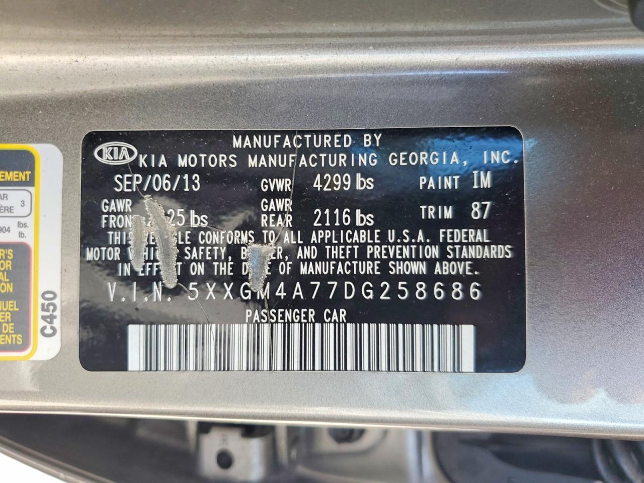 2013 KIA OPTIMA LX photo 25