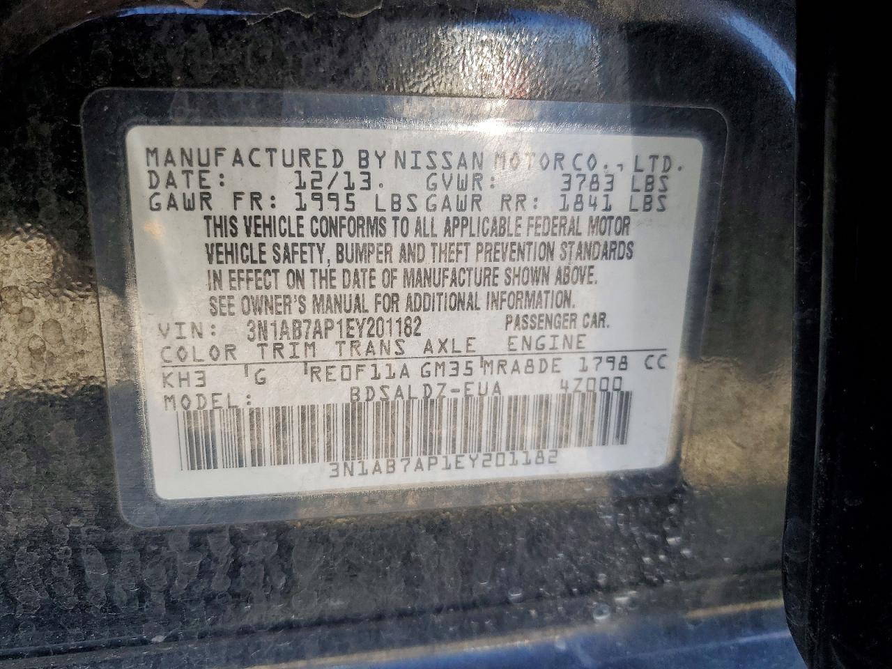 2014 NISSAN SENTRA SV photo 25