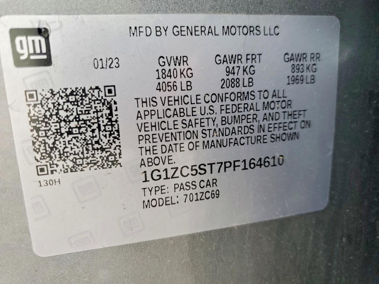 2023 CHEVROLET MALIBU LS photo 23