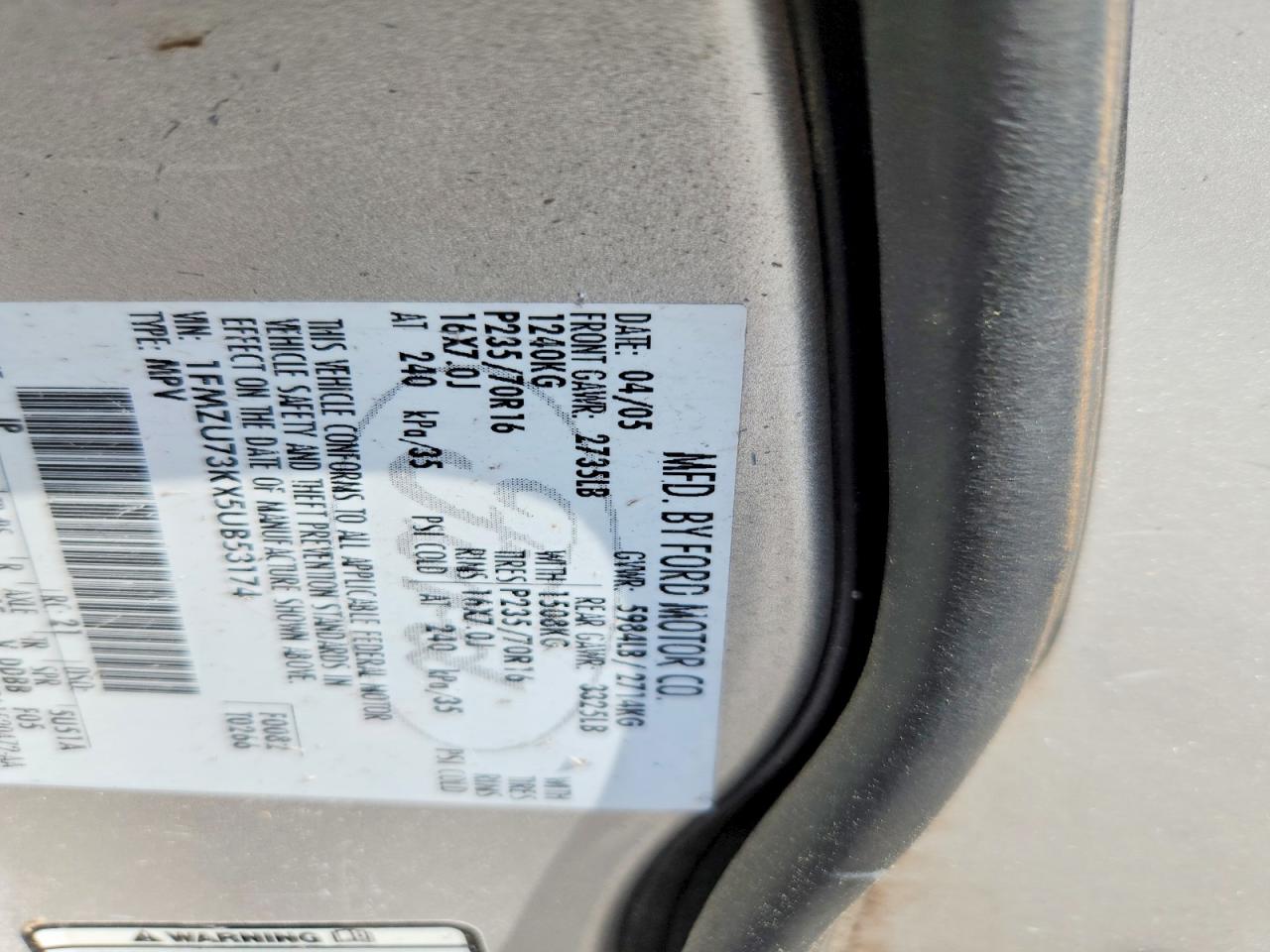 2005 FORD EXPLORER XLT photo 37