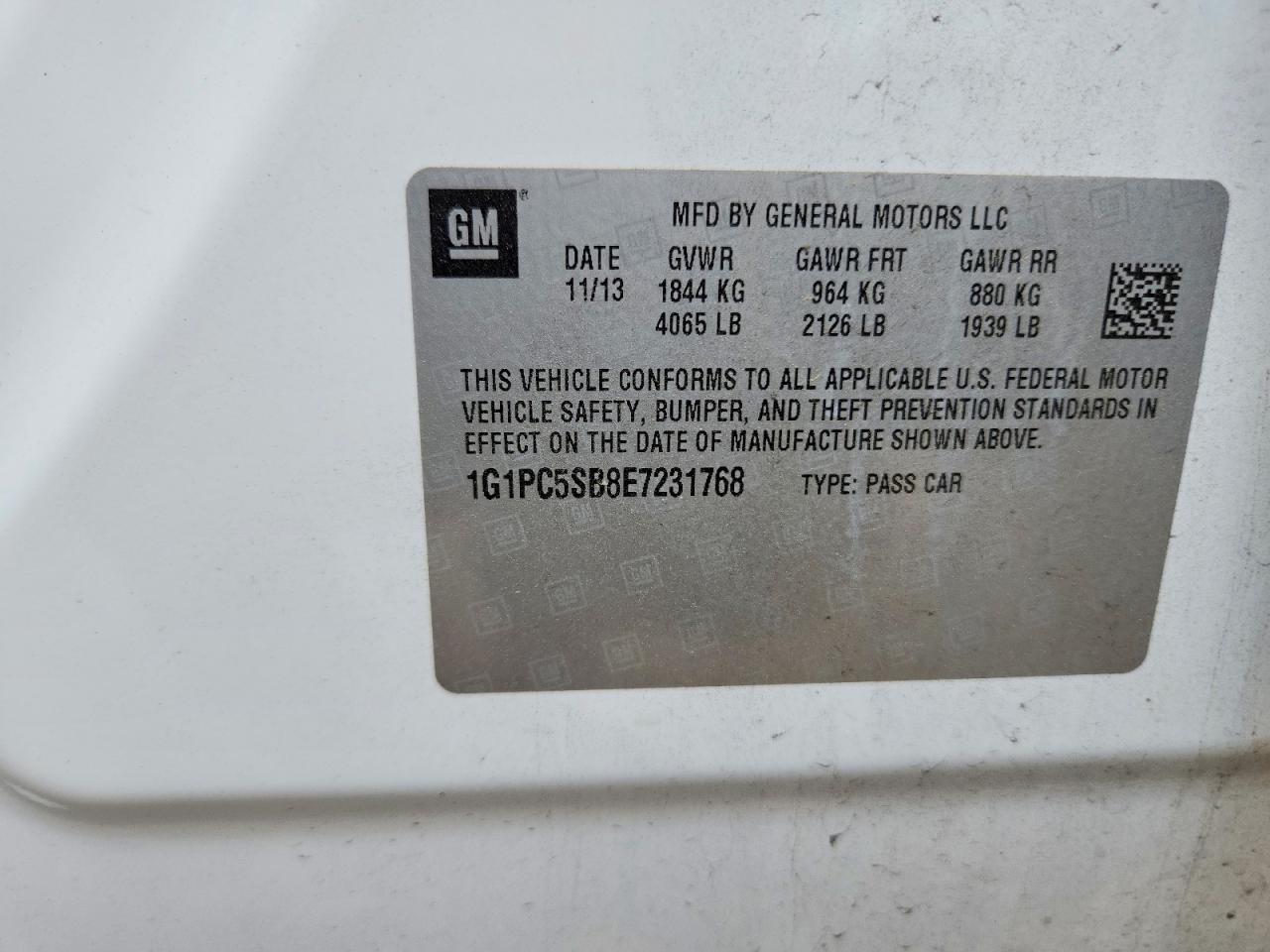 2014 CHEVROLET CRUZE LT photo 25