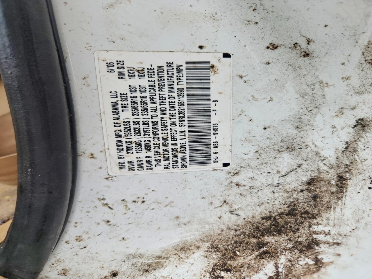 2006 HONDA ODYSSEY LX photo 13